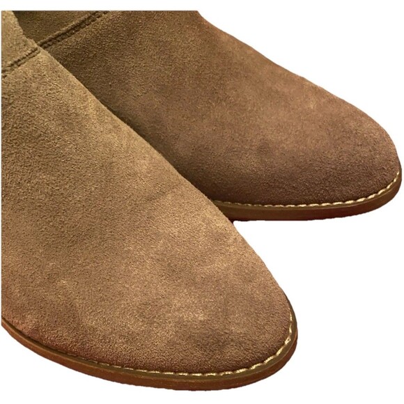 Lucky Brand "Fahmida" Tan  Suede Ankle Bootie Size 9 M - Picture 2 of 7